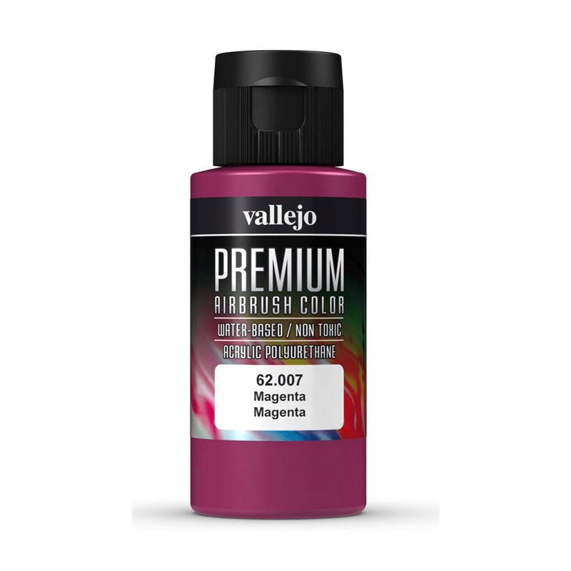 Vallejo AV62007 Premium Colour Magenta 60 ml (8938263544045)