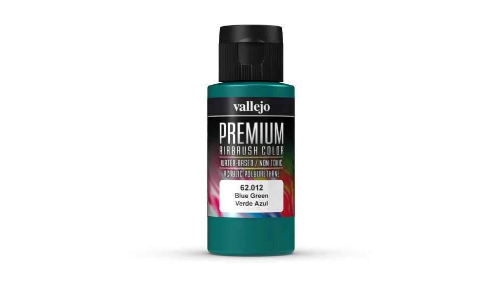 Vallejo AV62012 Premium Colour Blue Green 60 ml (8938263937261)