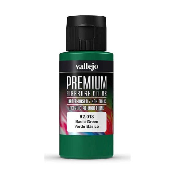 Vallejo AV62013 Premium Colour Basic Green 60 ml