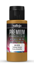 Vallejo AV62015 Premium Colour Yellow Ochre 60 ml (8938264199405)