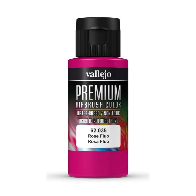 Vallejo AV62035 Premium Colour Fluorescent Rose 60 ml (8938264985837)