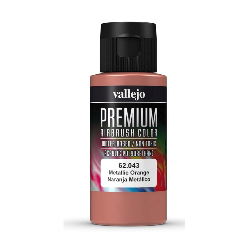 Vallejo AV62043 Premium Colour Metallic Orange 60 ml (8938265805037)