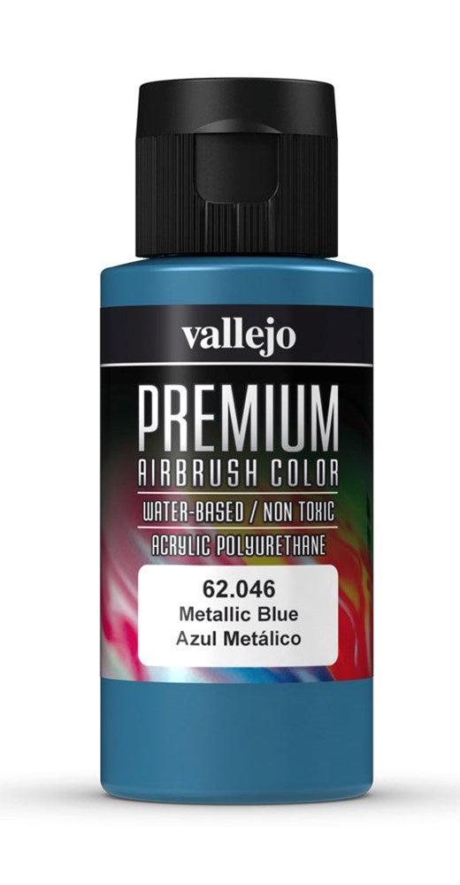 Vallejo AV62046 Premium Colour Metallic Blue 60 ml (8938266099949)