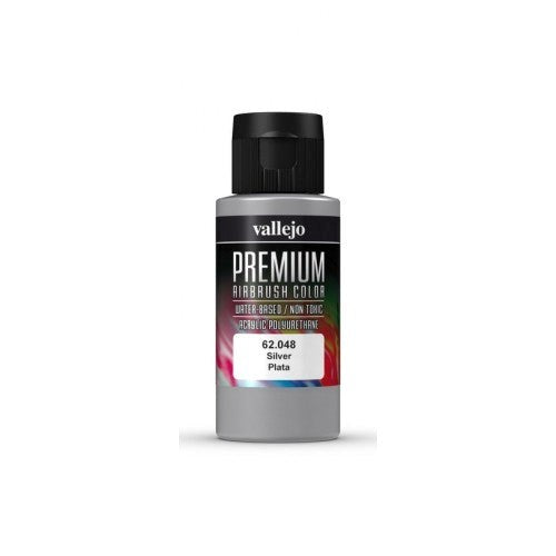 Vallejo AV62048 Premium Colour Silver 60 ml (8938266362093)