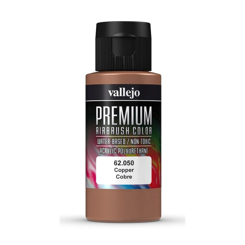 Vallejo AV62050 Premium Colour Copper 60 ml (8938266558701)