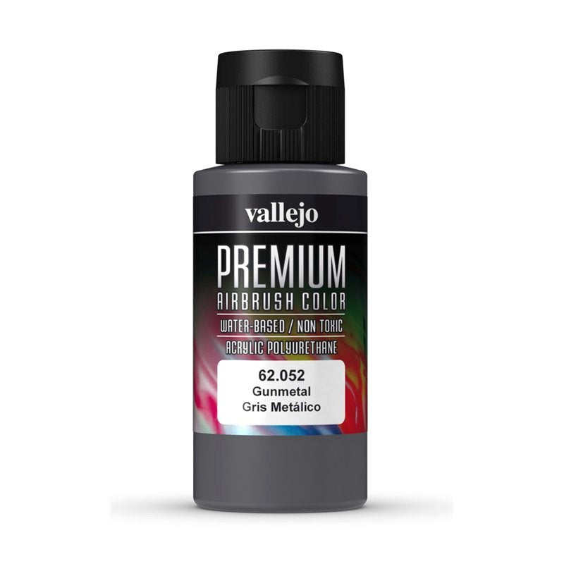 Vallejo AV62052 Premium Colour Gunmetal 60 ml