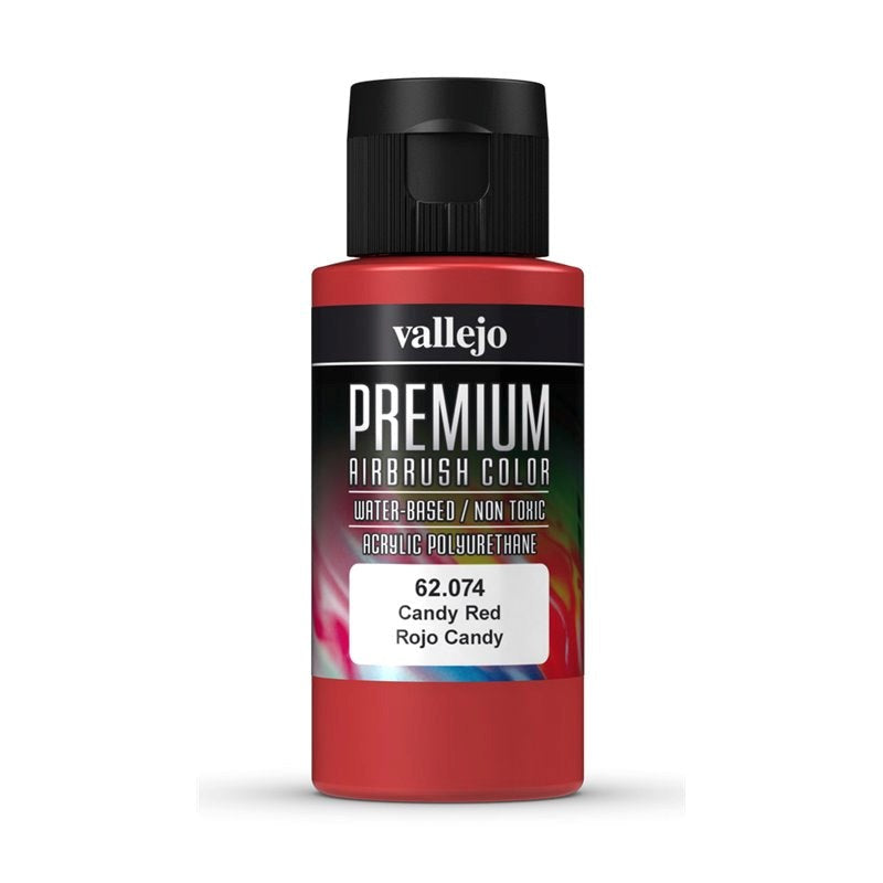 Vallejo AV62074 Premium Colour Candy Red 60 ml