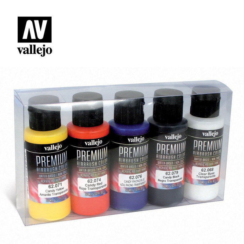 Vallejo AV62104 Premium Colour Candy 5 Colour Set
