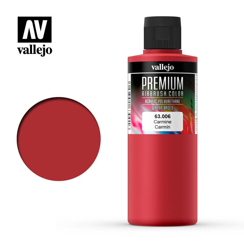 Vallejo AV63006 Premium Colour Carmne 200ml