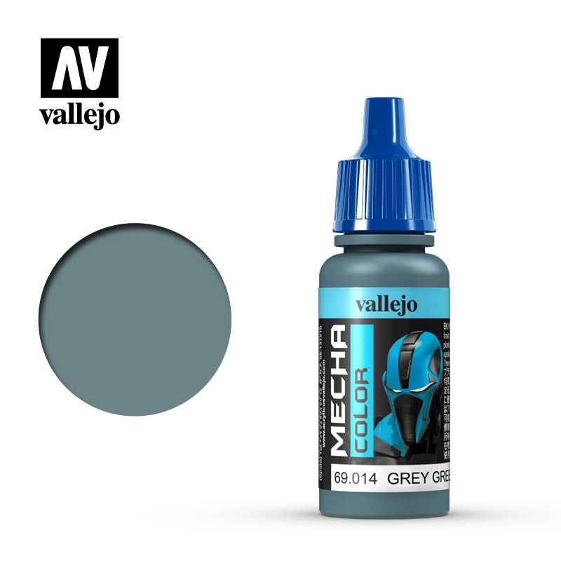 Vallejo AV69014 Mecha Colour Grey Green 17ml (8938274554093)