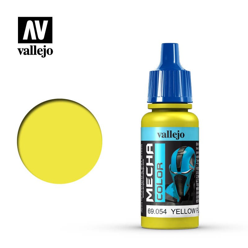 Vallejo AV69054 Mecha Colour Yellow Fluorescent 17ml (8938277241069)