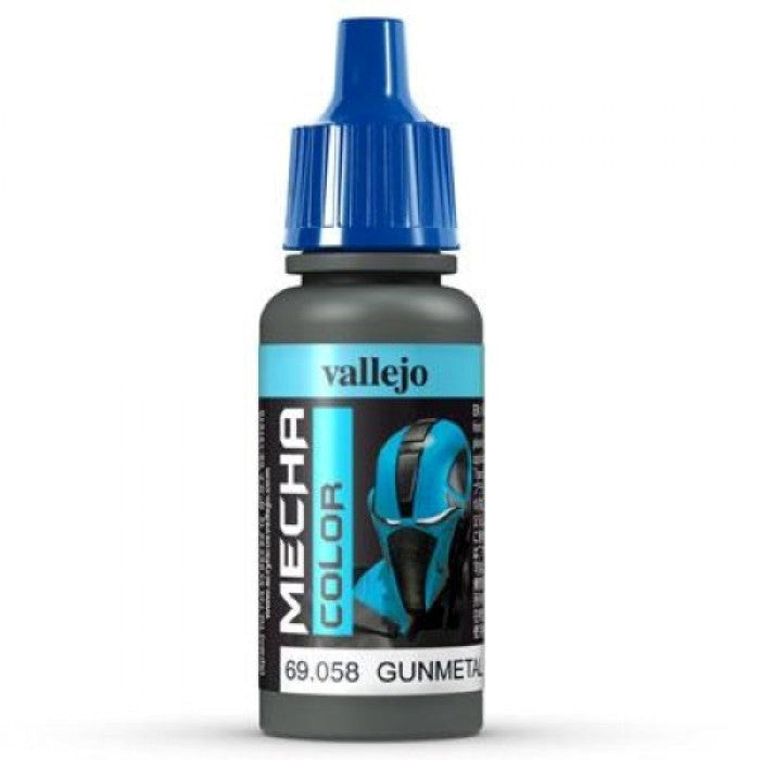 Vallejo AV69058 Mecha Colour Gunmetal 17ml (8938277437677)
