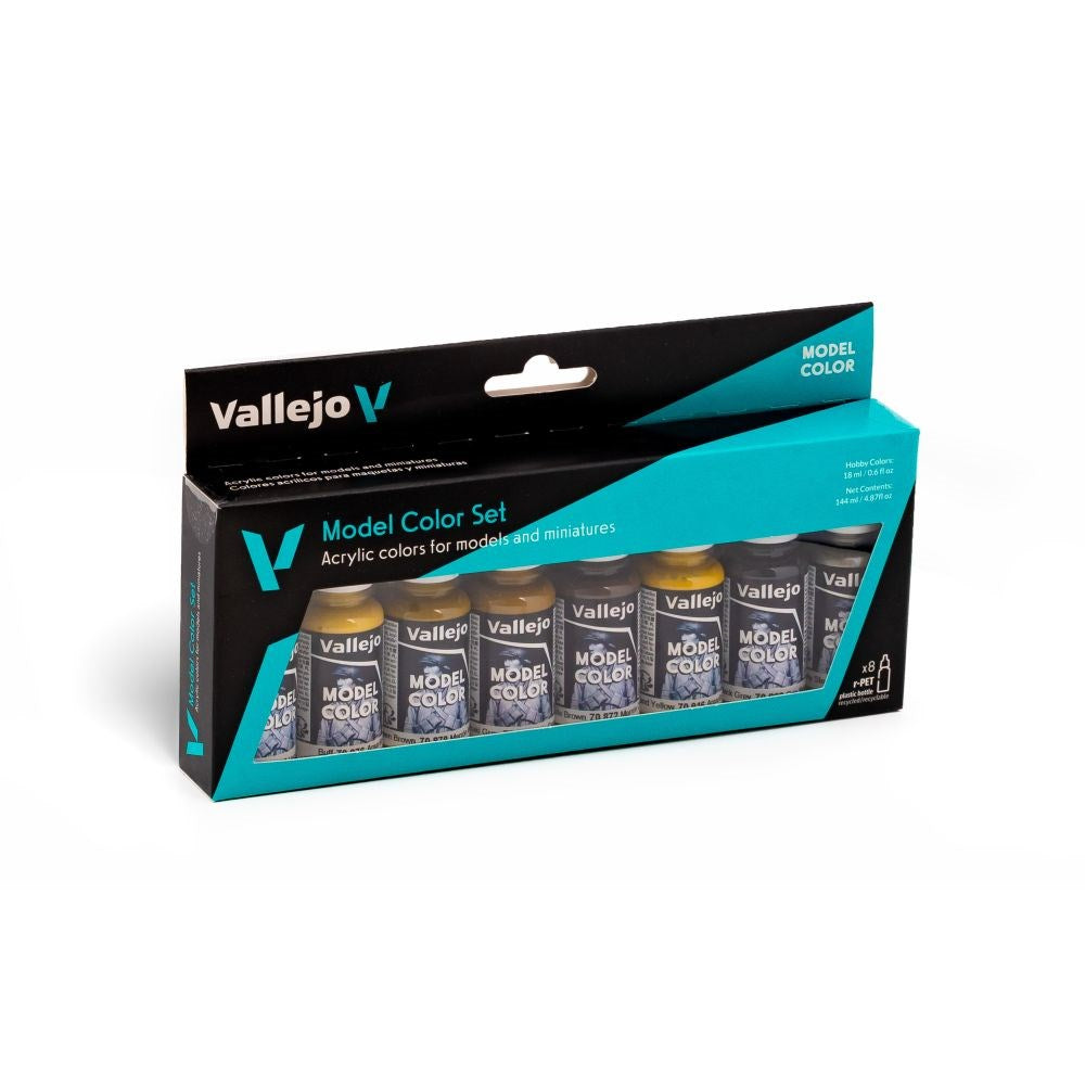Vallejo AV70108 Model Colour Panzer Colors 8 Colour Set (8938279993581)
