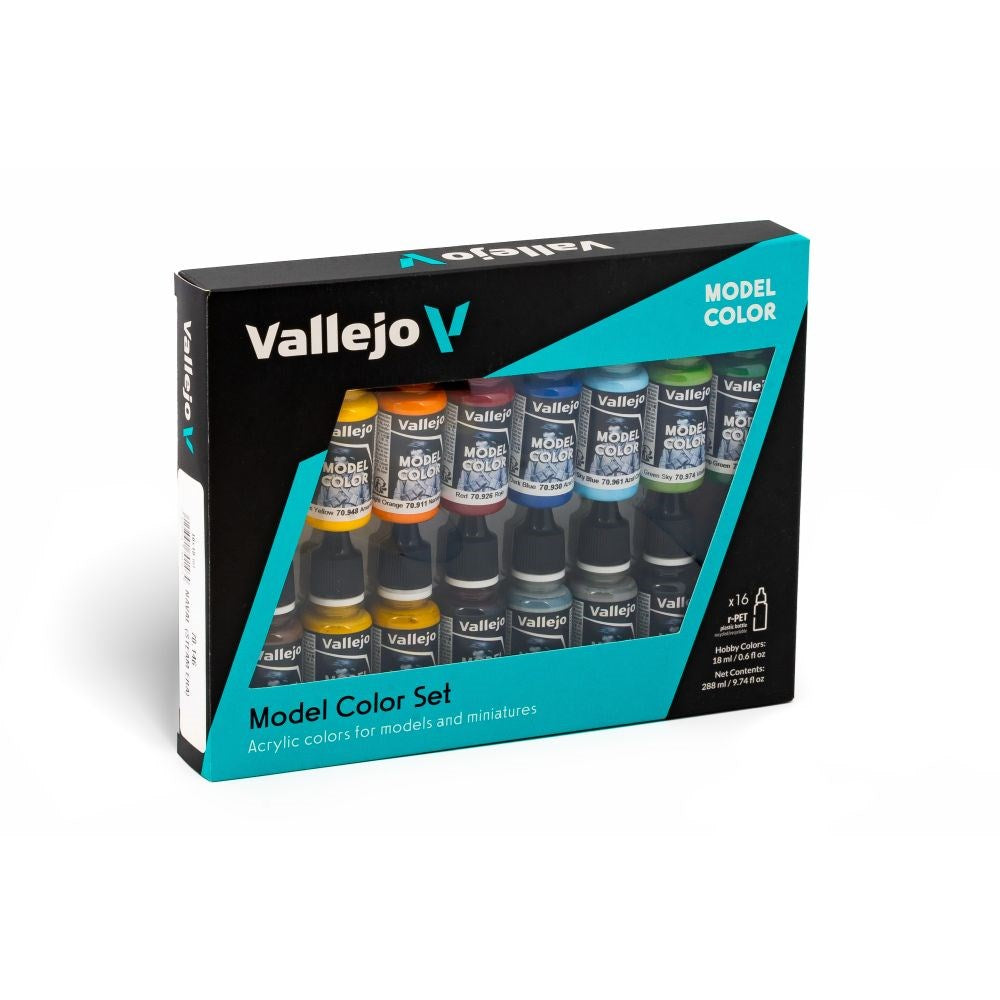Vallejo AV70146 Model Colour Naval (Steam Era)  16 Colour Set (8938280485101)