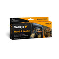 Vallejo AV70182 Model Colour Wood & Leather By Angel Giraldez Effects 8 Colour Set (8938280780013)