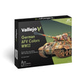 Vallejo AV70255 Model Colour German Afv Colors Wwii AFV 16 Colour Set (8938282221805)