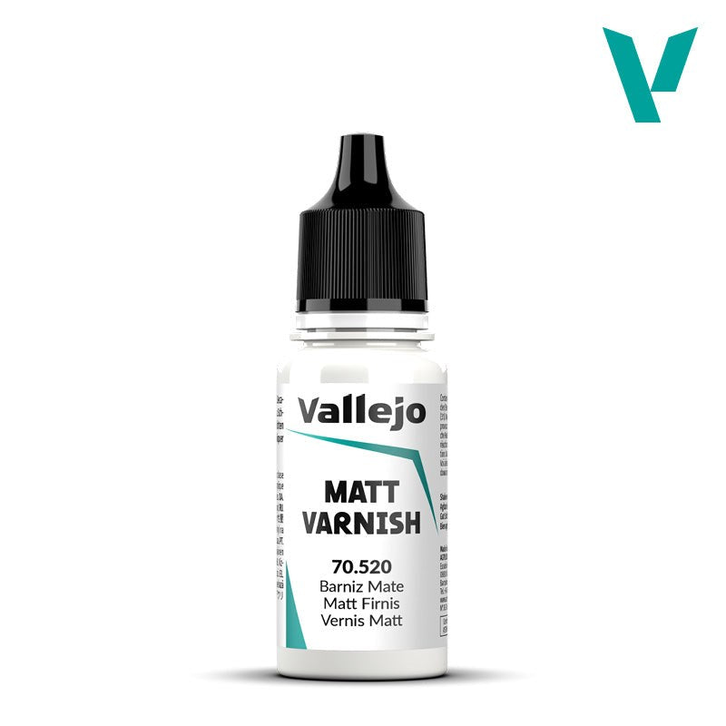 Vallejo AV70520 Auxiliaries Permanent Matt Varnish 18ml