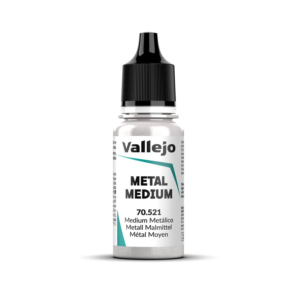 Vallejo AV70521 Auxiliaries Metal Medium 18ml (8938283401453)
