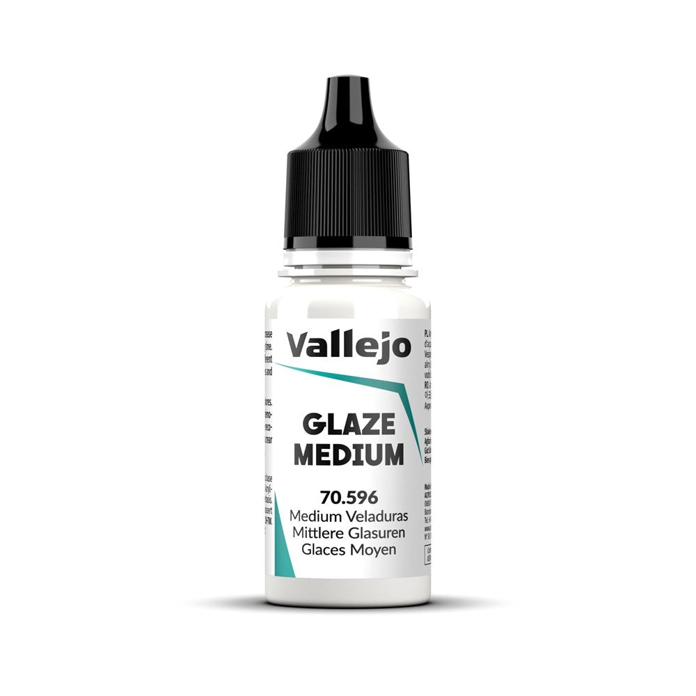 Vallejo AV70596 Auxiliaries Glaze Medium 18ml (8938283729133)