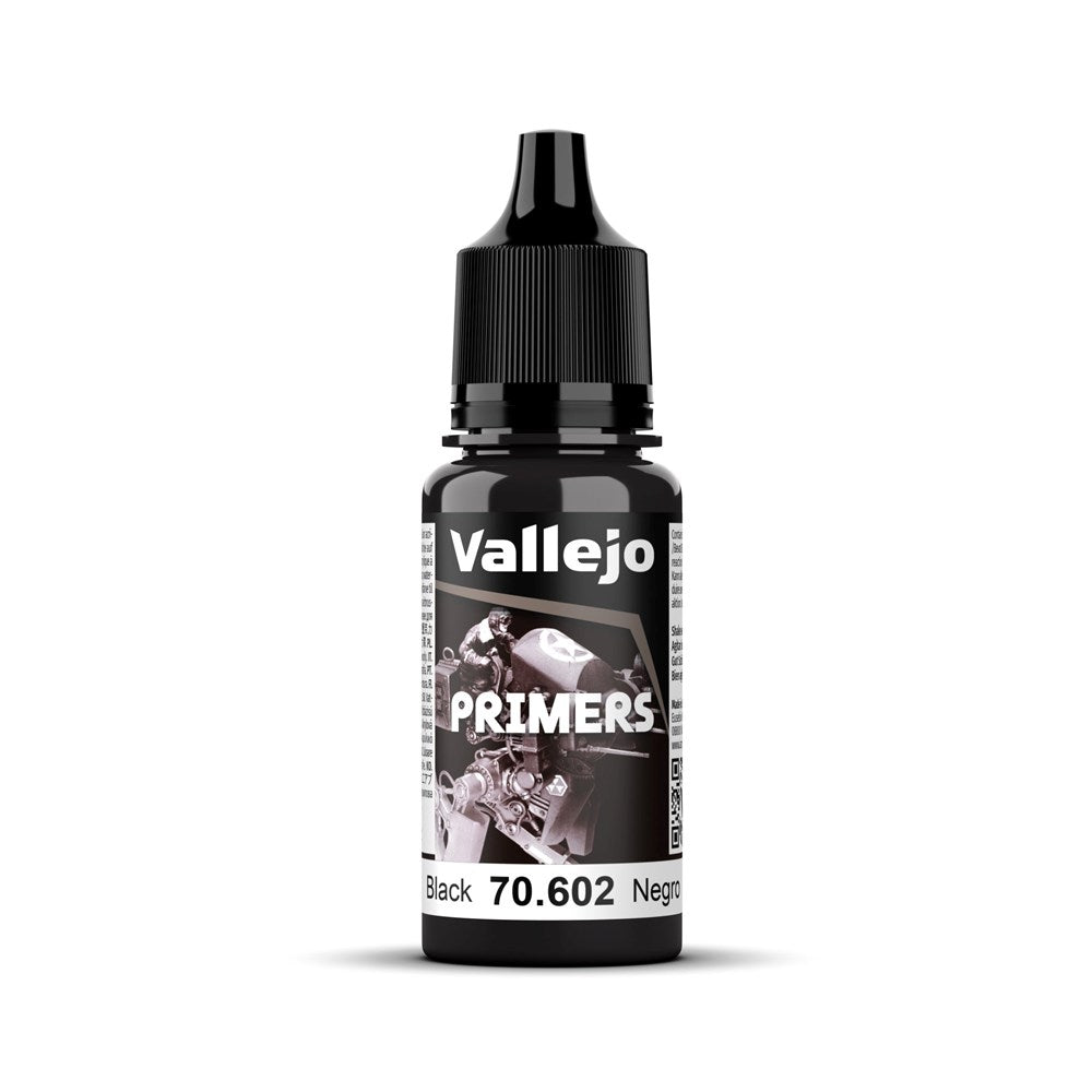 Vallejo AV70602 Surface Primer Black 18ml (8938284024045)