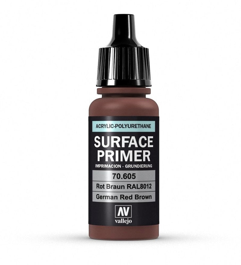 Vallejo AV70605 Surface Primer German Red Brown 17 ml