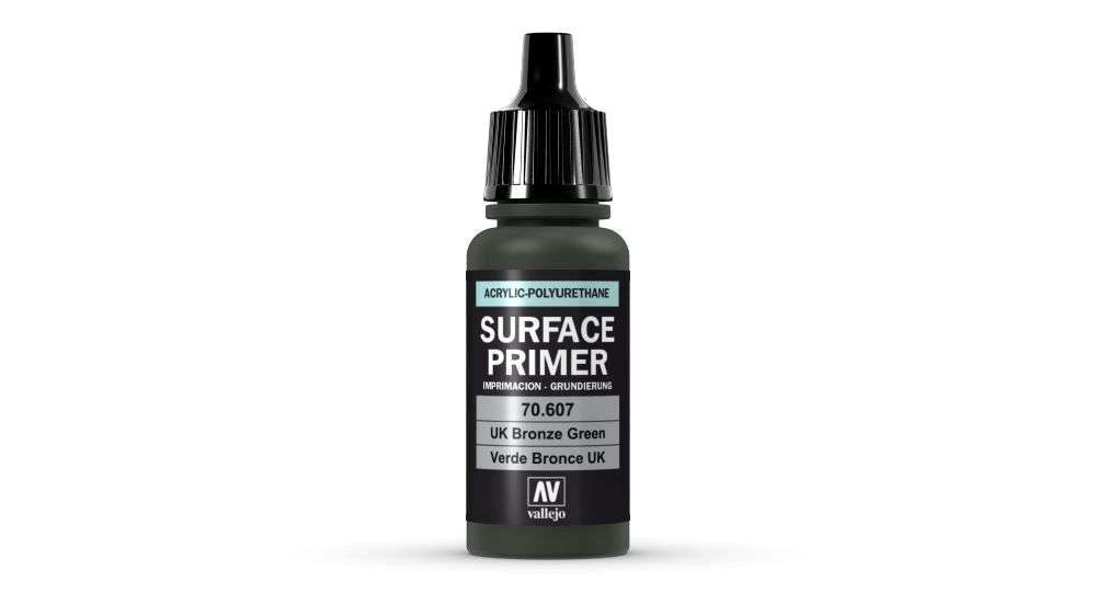 Vallejo AV70607 Surface Primer UK Bronze Green 17 ml (8938284482797)