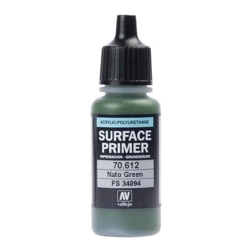 Vallejo AV70612 Surface Primer NATO Green 17 ml (8938284810477)