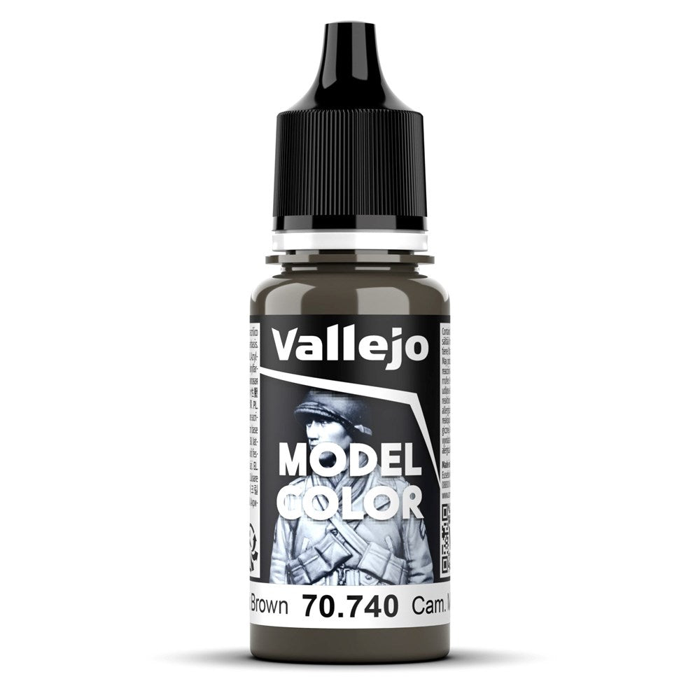 Vallejo AV70740 Model Colour Cam. Middle Brown 18ml (8938286055661)