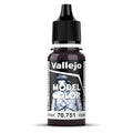 Vallejo AV70751 Model Colour Black Violet 18ml (8938286645485)
