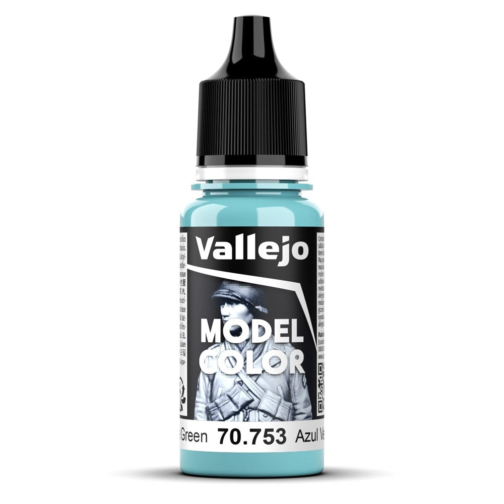 Vallejo AV70753 Model Colour Light Blue Green 18ml (8938286776557)