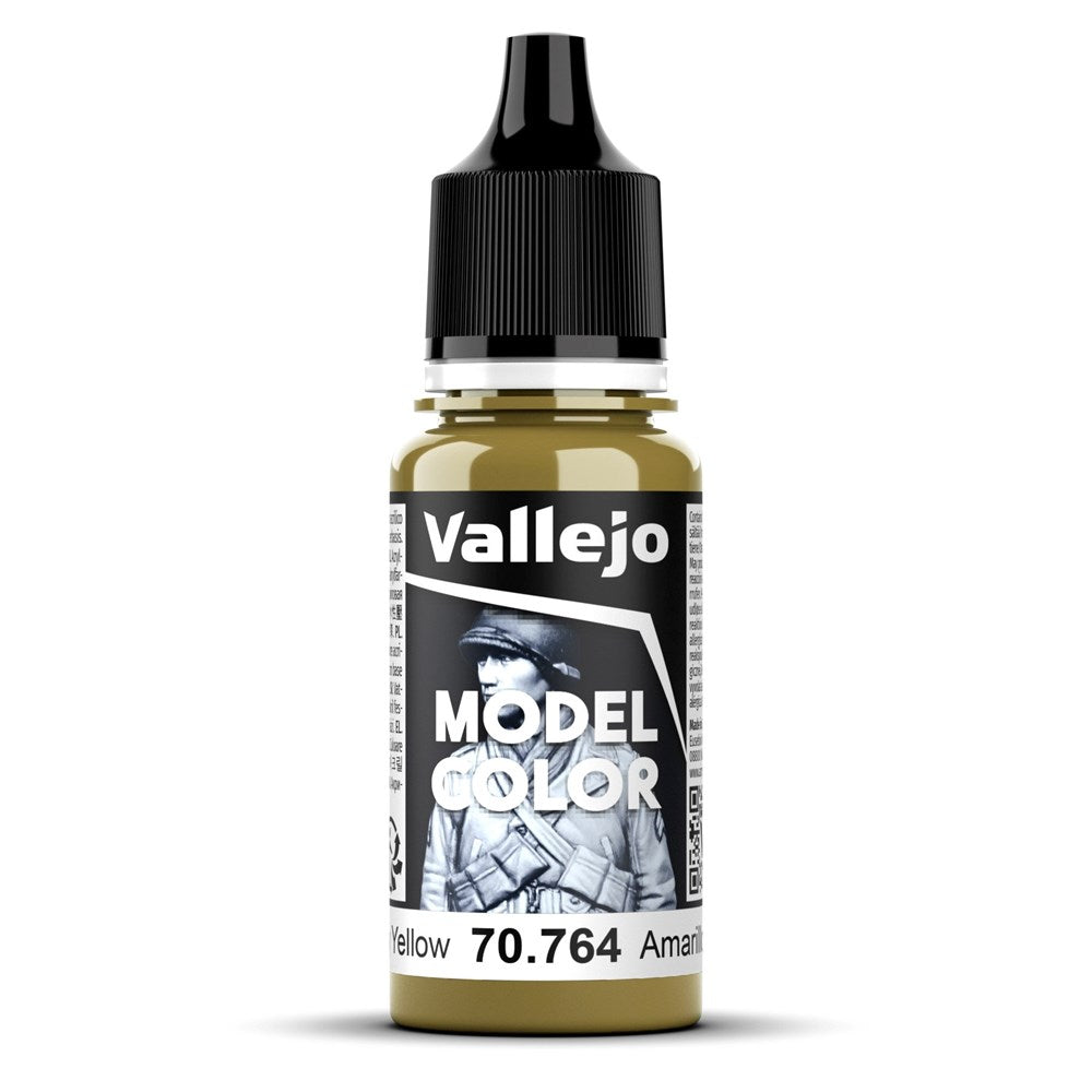 Vallejo AV70764 Model Colour Military Yellow 18ml (8938287595757)