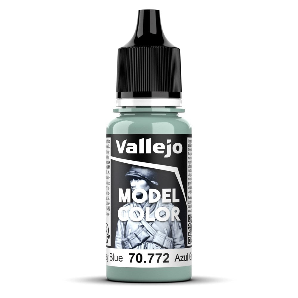 Vallejo AV70772 Model Colour Medium Grey Blue 18ml (8938288283885)