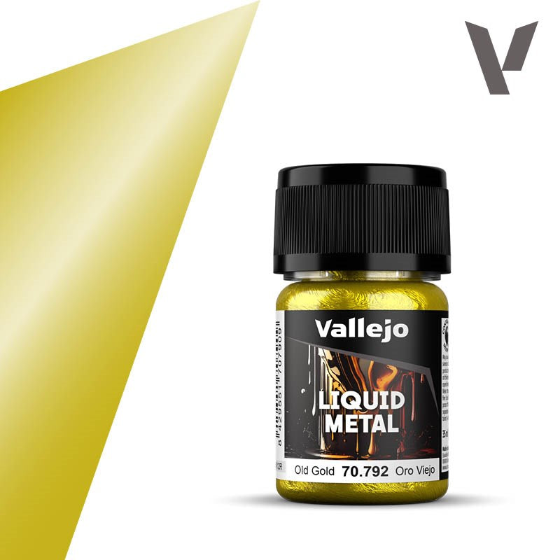 Vallejo AV70792 Model Colour Metallics Old Gold 35ml (8938288644333)