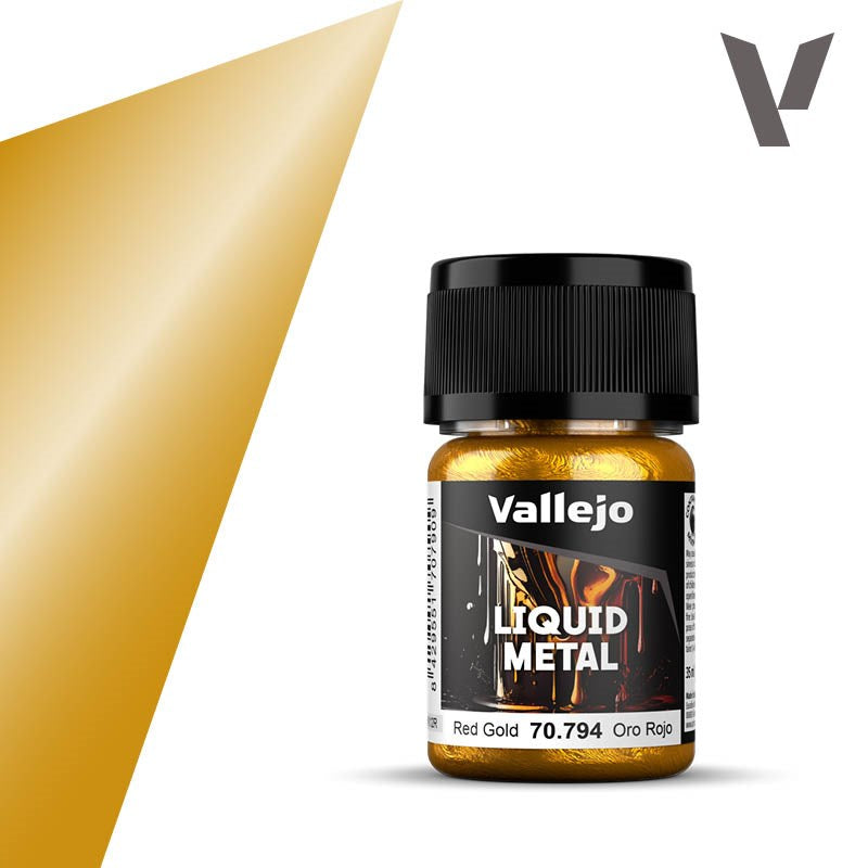 Vallejo AV70794 Model Colour Metallics Red Gold 35ml (8938288939245)