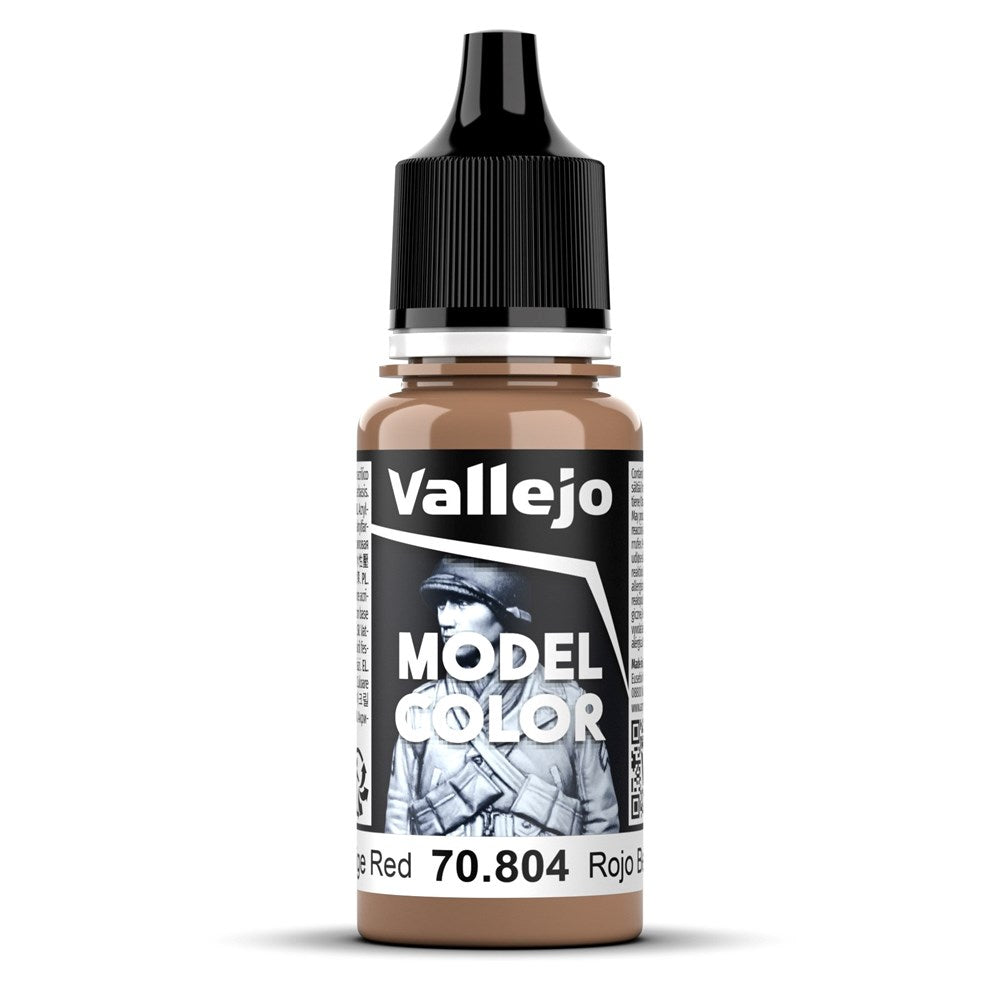 Vallejo AV70804 Model Colour Beige Red 18ml (8938289725677)