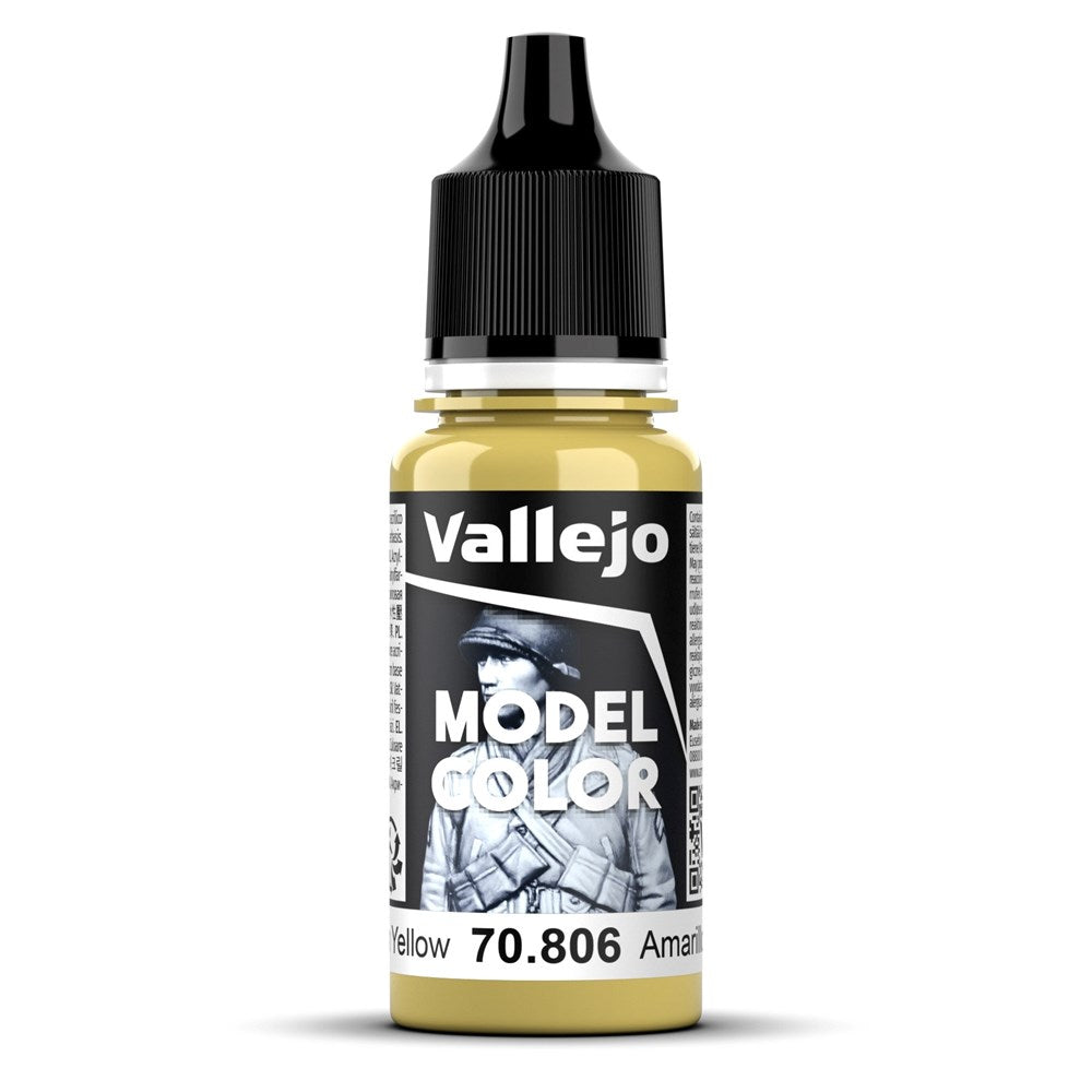 Vallejo AV70806 Model Colour German Yellow 18ml (8938289889517)