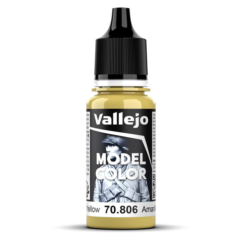 Vallejo AV70806 Model Colour German Yellow 18ml