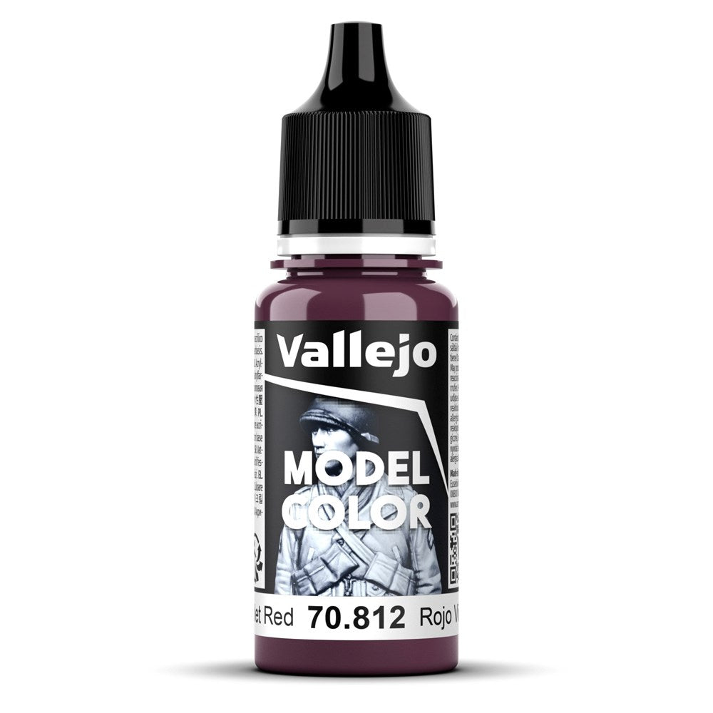 Vallejo AV70812 Model Colour Violet Red 18ml (8938290348269)