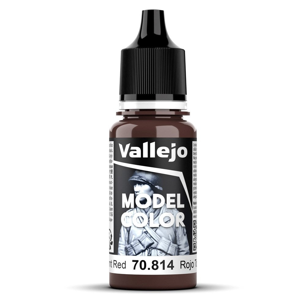 Vallejo AV70814 Model Colour Burnt Red 18ml (8938290381037)