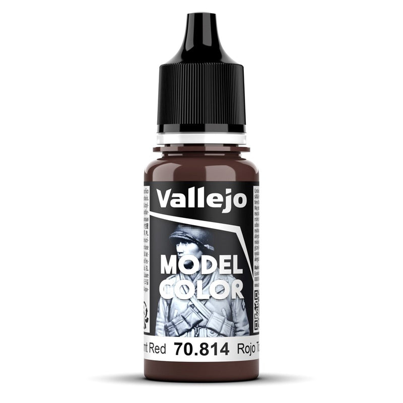 Vallejo AV70814 Model Colour Burnt Red 18ml