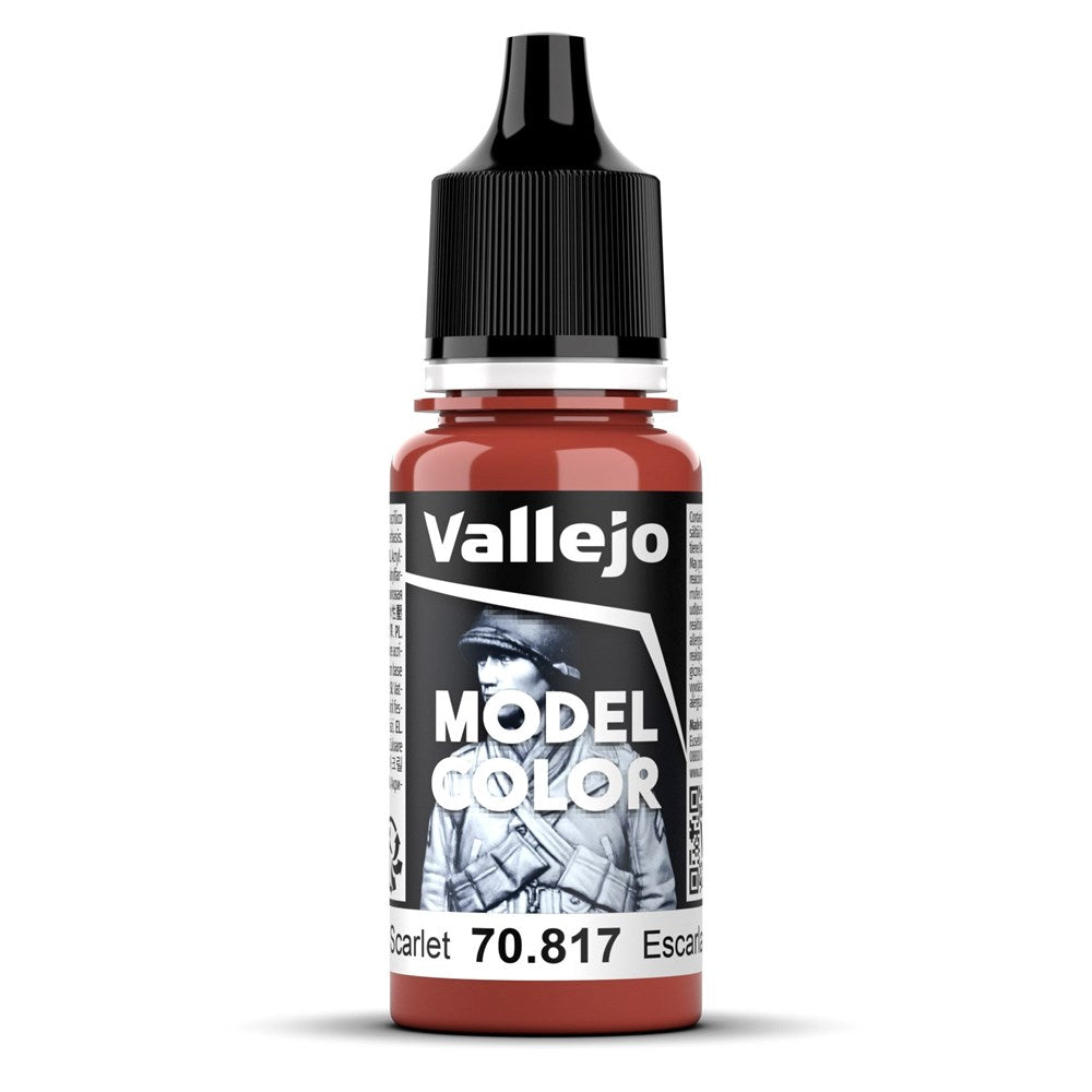 Vallejo AV70817 Model Colour Scarlet 18ml (8938290643181)