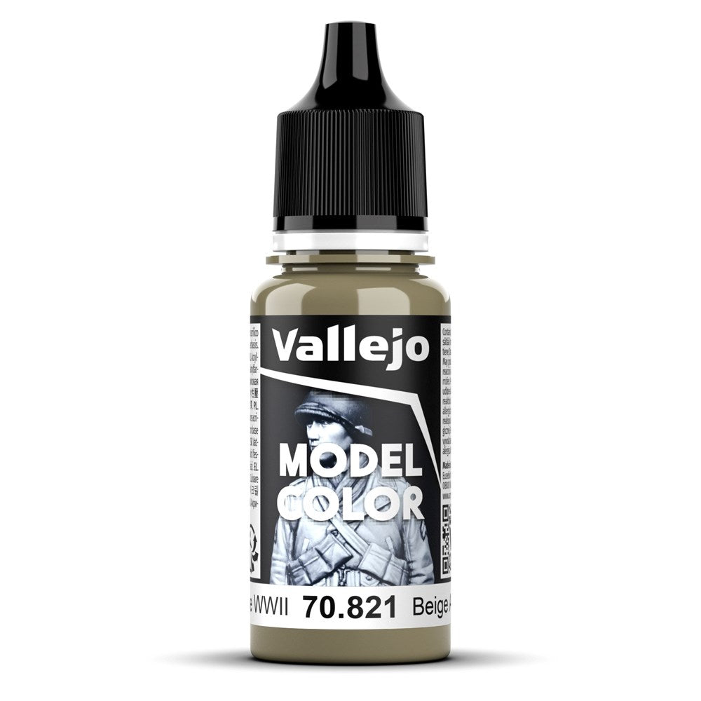 Vallejo AV70821 Model Colour German Beige WWII 18ml (8938290839789)