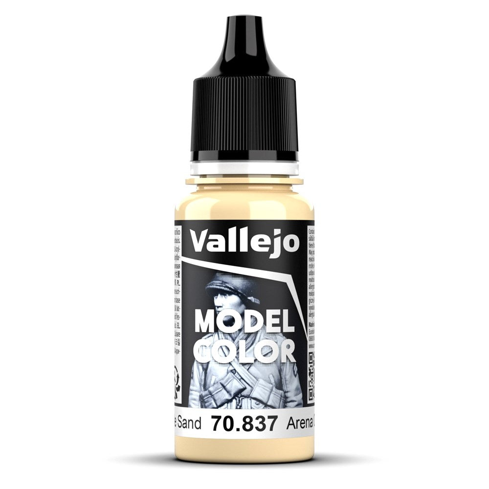 Vallejo AV70837 Model Colour Pale Sand 18ml (8938292052205)