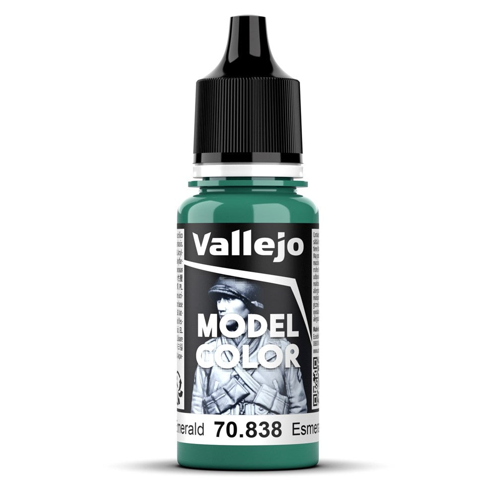 Vallejo AV70838 Model Colour Emerald 18ml (8938292117741)