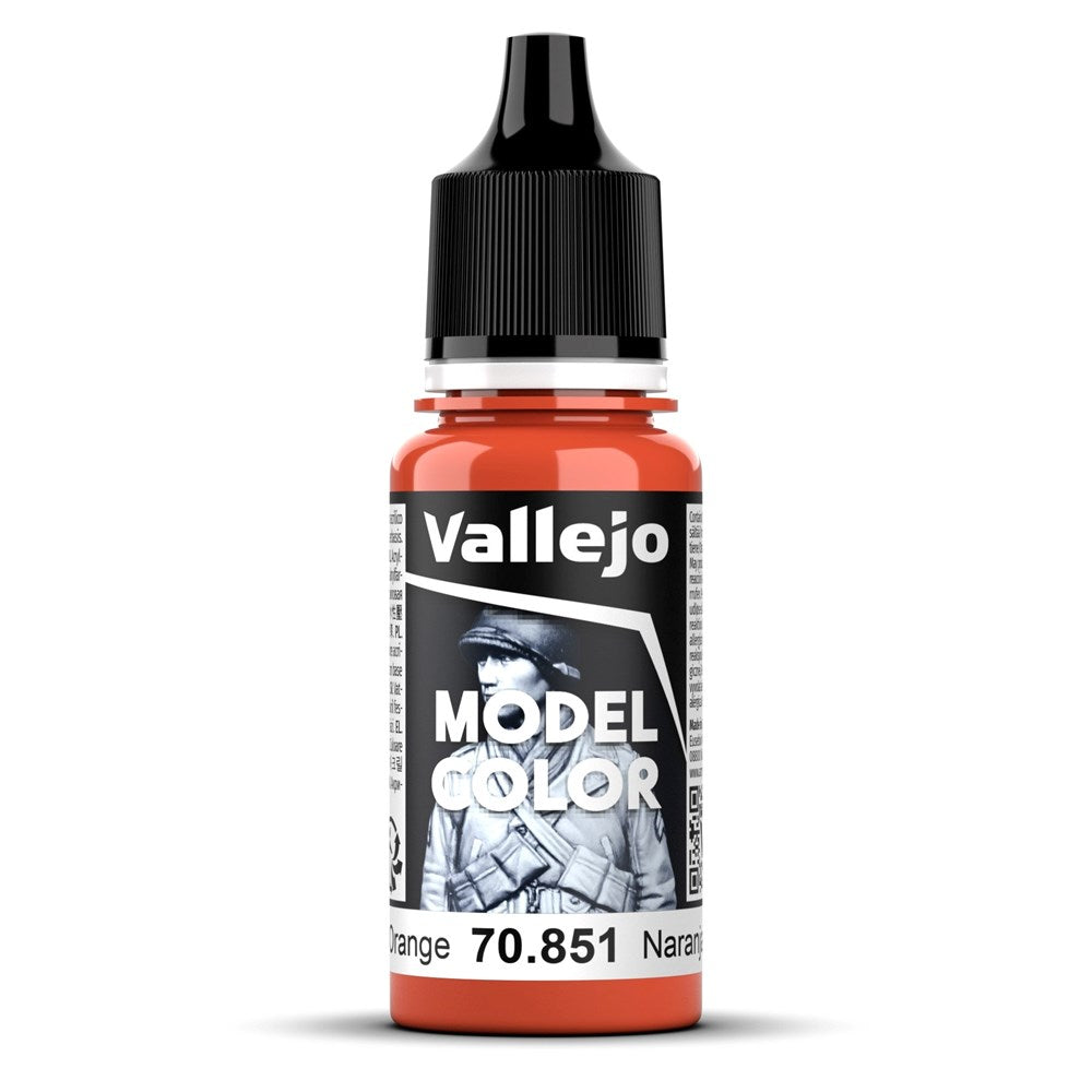 Vallejo AV70851 Model Colour Bright Orange 18ml (8938292838637)