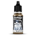 Vallejo AV70874 Model Colour Tan Earth 18ml (8938294116589)