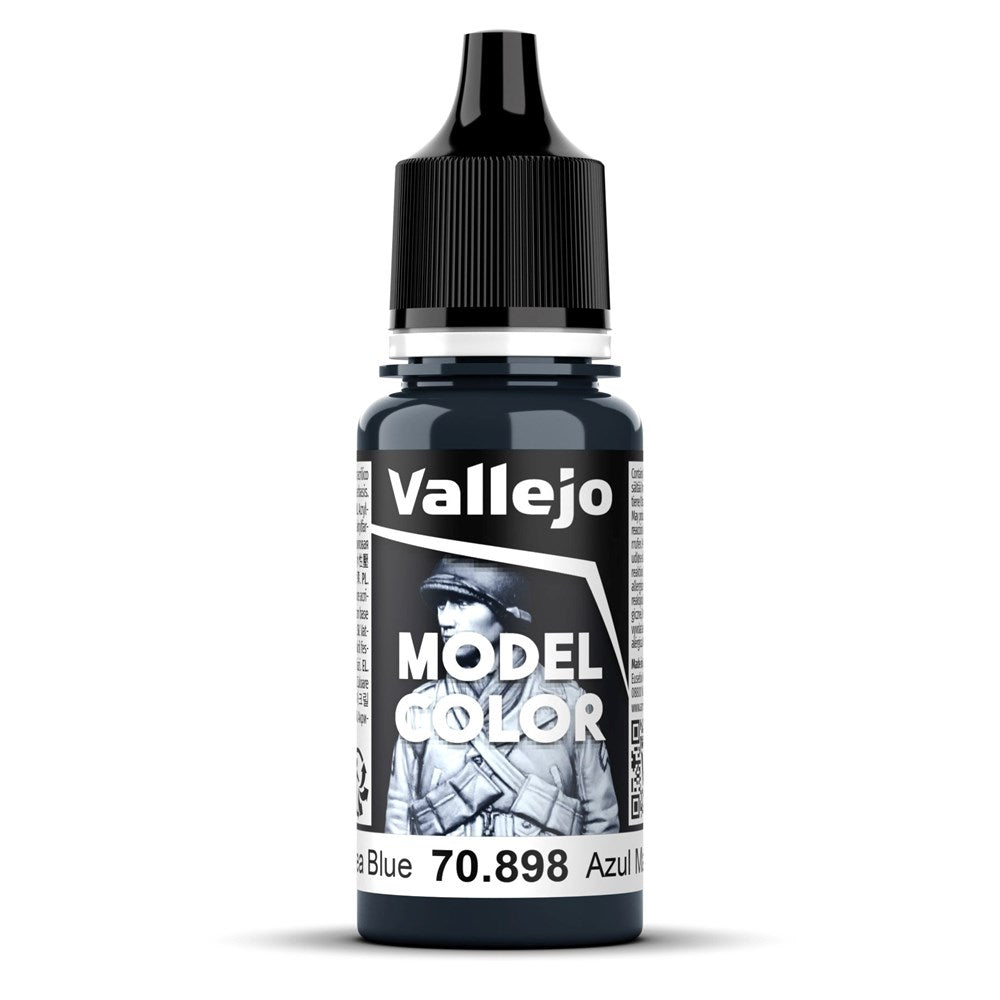 Vallejo AV70898 Model Colour Dark Sea Blue 18ml (8938296574189)