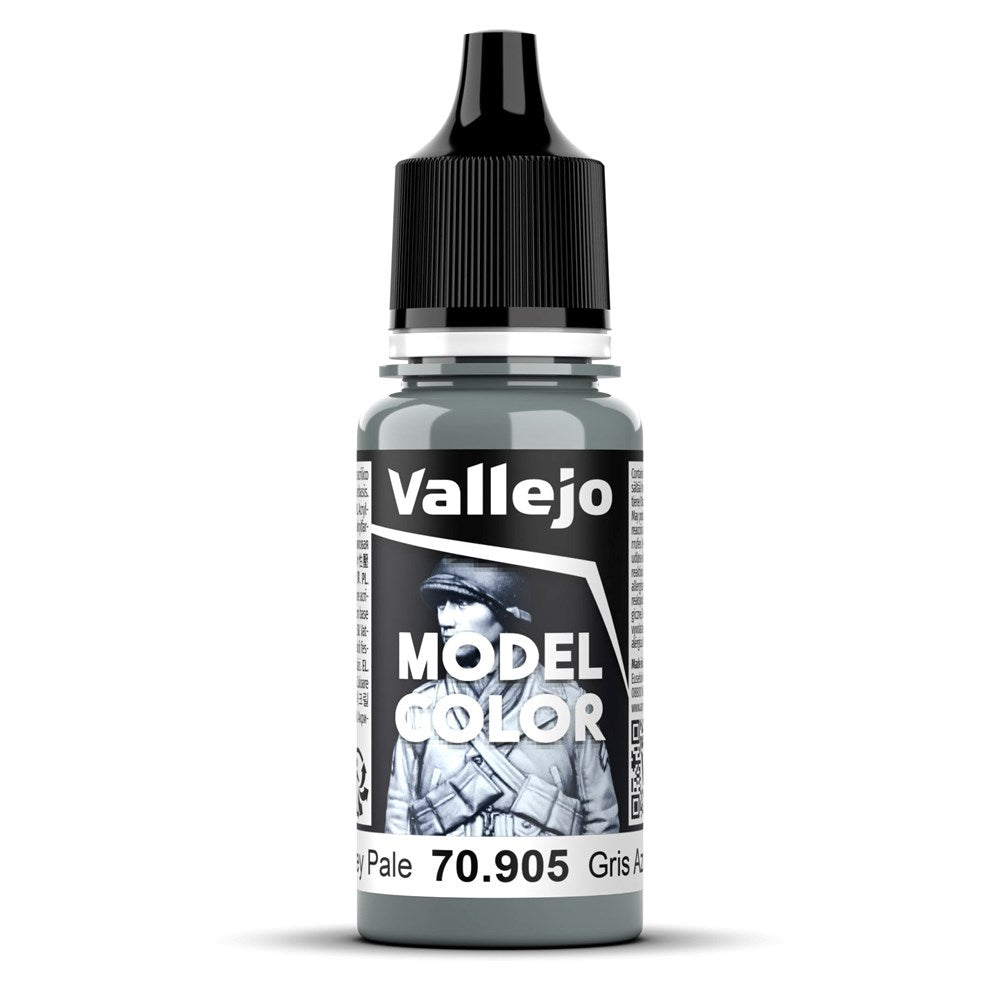 Vallejo AV70905 Model Colour Blue Grey Pale 18ml (8938296836333)