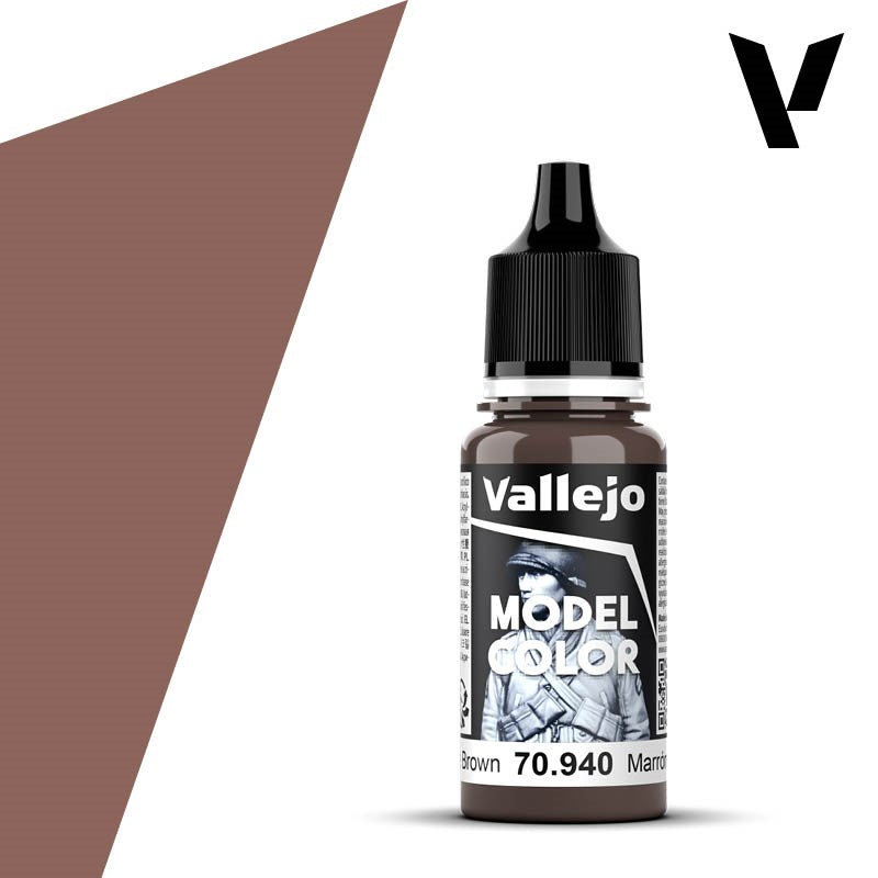 Vallejo AV70940 Model Colour Saddle Brown 18ml