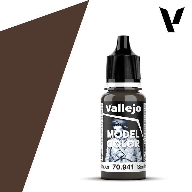 Vallejo AV70941 Model Colour Burnt Umber 18ml (8938299261165)